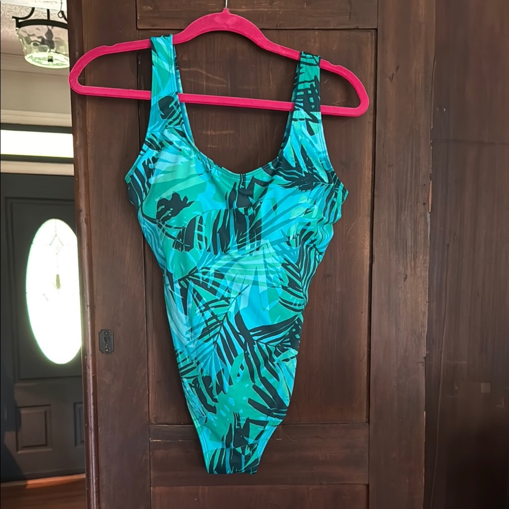 LL Bean Classic Cut One-Piece Swimsuit Size 12